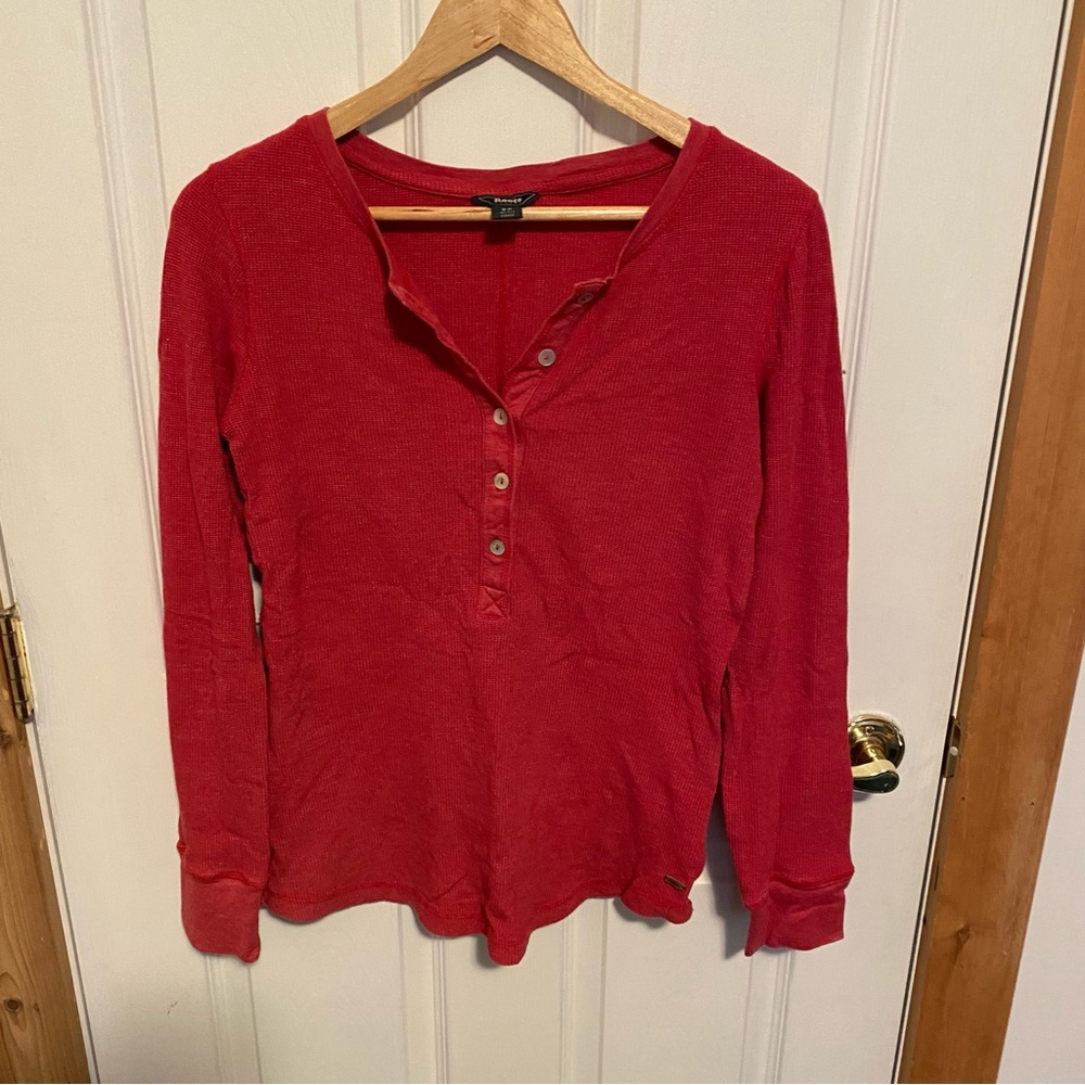 Roots Cabin Waffle Top - Size Small - Picture 4 of 6